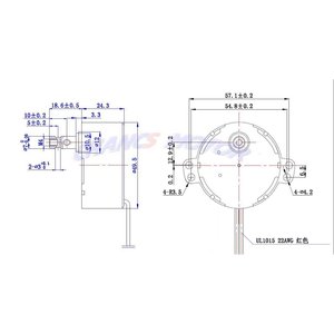 มอเตอร์ซิงโครนัส ChanCs รุ่น TYD-50 110V AC 50-60 รอบต่อนาที ขนาดหน้าแปลน 42 มม. สำหรับเครื่องหมุนถ้วย - Product Image 6