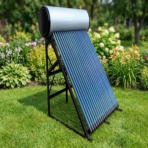 Calentador de Agua <span class=keywords><strong>Solar</strong></span> Compacto de <span class=keywords><strong>Tubos</strong></span> Evacuados de 240L, Termos Solares Presurizados de 24 <span class=keywords><strong>Tubos</strong></span> - Product Image 1