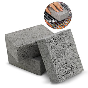 NOUVEAU Pierre ponce écologique pour le nettoyage du verre et des surfaces en mousse, mini brique grise pour barbecue domestique - Product Image 1