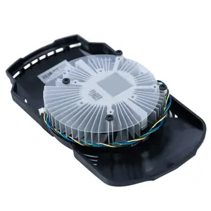 GPU Heatsink 4 Pin Fan Factory Customization Gtx1050ti Gpu Fan Cooler Aluminum Black 6w for ASUS Graphics Card Gtx1050ti Fan