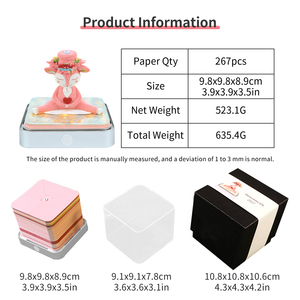 แผ่นรองเขียนลายกวางชมวิวพร้อมไฟสัมผัส รุ่น Dream Scene Desk Piece Touch Light Meditating Elk 2027 สีชมพู สำหรับเป็นของขวัญวันหยุด - Product Image 6