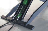 Banc de traction de châssis automobile en acier à profil ultra-bas Uniliner UL-280 pour la réparation de carrosseries et de châssis de véhicules