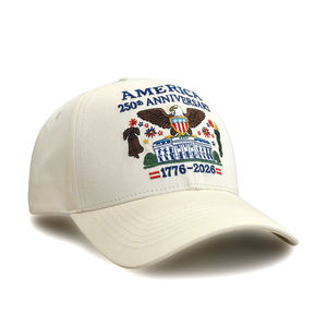 Gorra de Béisbol al por Mayor de Algodón con el Logotipo del 250 Aniversario de EE. UU. 1776-2026, Águila Patriótica, Bandera Americana Bordada, Deportiva, Unisex, para Adultos - Product Image 6