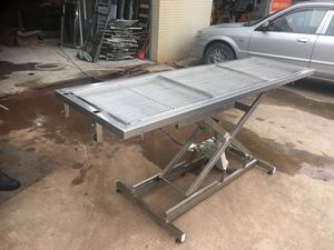 CH Veterinary Equipment Multifunktion aler OP-Tisch aus Edelstahl Einfache Haustier tische für die tier ärztliche Tier pflege - Product Image 6