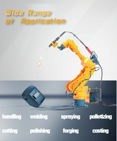 Bras robotisé articulé en aluminium et robot industriel pour palettisation/fraisage/soudage