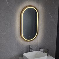 Miroir Intelligent de Salle de Bain Moderne en Gros, Nouveau Design, Miroir de Maquillage Mural LED Intelligent Personnalisé avec Lumières