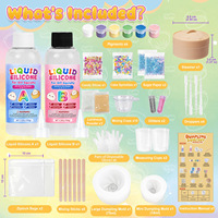 Kit de fabrication de squishies Bao en silicone liquide pour la fabrication de dumplings DIY, jouet anti-stress, vente en gros OEM&ODM