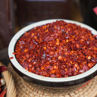 Flocons de piment concassés de qualité supérieure, faible chaleur, granulométrie moyenne, épicé moyen, HONGSHANHE, pour pizzeria, pâtes, buffet, cantine, sac de 15 kg, carton