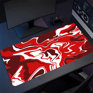 Alfombrilla de Ratón para Juegos Strata Liquid, Accesorio de Juego, Alfombrilla de Ratón Grande Negra y Blanca, Alfombrilla de Escritorio de Goma XXL 1200x500, Alfombra para Ratón - Product Image 2