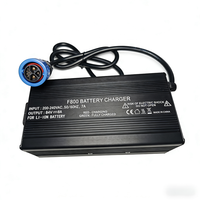 Chargeur de batterie au lithium 84V 8A pour trottinette électrique avec ventilateur de refroidissement et connecteur IP67 M23 (2+1+5) – Fournisseur d'usine
