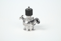 Valve d'échantillonnage aseptique bidirectionnelle de type sans germe, valve d'échantillonnage hygiénique en acier inoxydable pour les industries biotechnologiques et des boissons