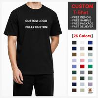 T-shirts personnalisés pour hommes, 230 GSM, coton peigné, coton lourd, col classique, manches courtes, t-shirt homme, logo personnalisé, impression de logo