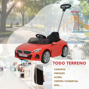 รถพลาสติก Ride-ON PUSH สำหรับเด็กอายุ1-5ปีสีดำพร้อมเสียงดนตรีและแตรสำหรับ BMW Z4 Roadster 3-in-1 - Product Image 6