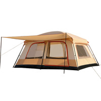 Tente gonflable de camping portable, pliable, automatique, imperméable, en Oxford, pour 3-4 personnes, OEM