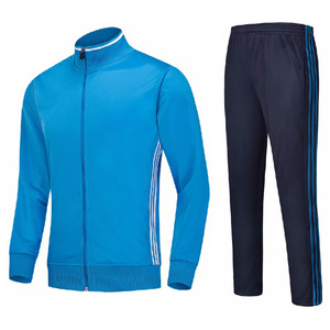 hombres y mujeres trajes de deportes de Fútbol <span class=keywords><strong>chaqueta</strong></span> de manga larga cremallera completa de entrenamiento de fútbol chándal - Product Image 3