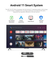 TV Stick Android Terbaru Amlogic S905Y4 Quad Core 2GB LPDDR4 16GB EMMC 4K AV1 VP9 Decoder WiFi 5 BT
