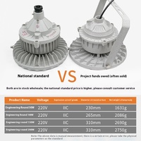 Lumière LED antidéflagrante étanche à la poussière Caractéristiques anticorrosion pour l'éclairage des stations-service en aluminium AR111