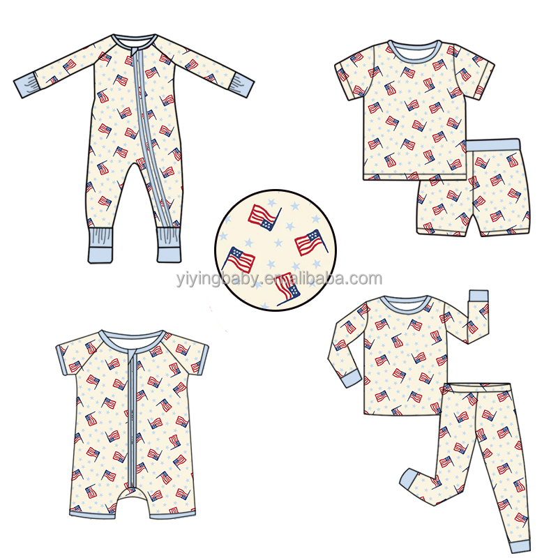 Customized Baby Pajamas Wholesale Bamboo Kids