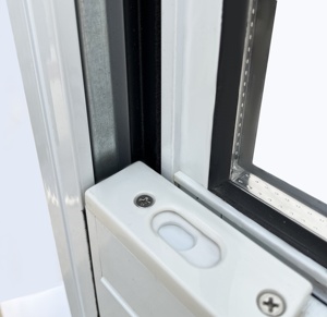 Modern Dış Cephe Yalıtımlı Termal Kopuklu Alüminyum Sabit Pencere Çift Temperli Cam Paslanmaz Çelik Katlanır Özelleştirilebilir Isıya Dayanıklı - Product Image 4
