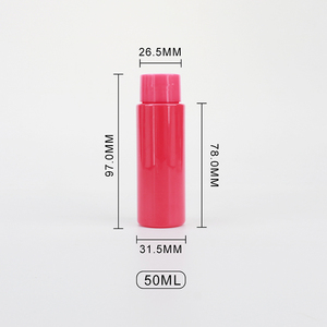 Customized rose red PET Plastic Capsule Container Empty <b>Bottle</b> for Capsule Packaging with Screw Cap - Product Image 5