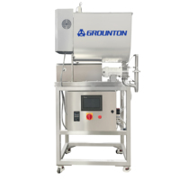 Machine de remplissage semi-automatique de haute précision GROUNTON série GTX pour le miel, la colle, le shampoing, la sauce chili et l'emballage en sachets