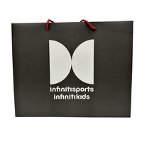 Sac cadeau pour vêtements et chaussures, emballage en papier recyclable, papier artistique écologique, biodégradable, luxe, noir, personnalisable