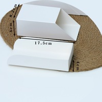 Boîte à sandwich pour l'emballage, plateau en papier à toast, petit déjeuner, boîte alimentaire à tiroir coulissant jetable