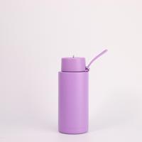 Bouteille d'eau écologique réutilisable en acier inoxydable avec impression UV, double paroi isolée sous vide, gourde sportive pour les événements de marche/course