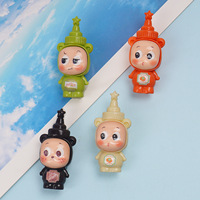 Groothandel 3D boorgat Kawaii Gembul Gemoy cartoon grote op maat gemaakte kerst schattige hars figuur bedel voor het maken van telefoonriemen