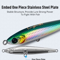 Kedatangan Baru Umpan Minnow Pensil Tenggelam Air Asin Seri GT untuk Tugas Berat, Bahan ABS, Pilihan Ukuran Beragam untuk Ikan Besar di Sungai dan Danau