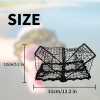 Piège de pêche rectangulaire pliant en forme de pot de crabe pour attraper le homard de crevettes de crabe