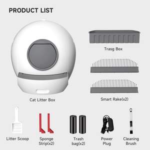 EU US Lager Versand große automatische Katzenstreu Toiletten möbel Auto Smart intelligente Katze selbst reinigende Katzen toilette Fabrik - Product Image 6