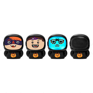 Sản phẩm thiết kế mới 2025 Bluetooth mini Loa thiết kế robot loa mặt thay đổi Robot với màu sắc hơi thở ánh sáng - Product Image 2