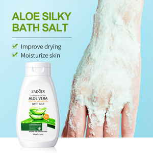 Nouveau Sel de Bain Exfoliant SADOER à l'Aloe Vera pour une Peau Douce et Soyeuse, Nettoyant Corporel Stérilisant - Product Image 6