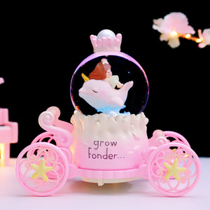 Caja de música con forma de bola de cristal de princesa sirena, estilo INS, creativa, con diseño de sirena del océano, regalo de cumpleaños para niñas. - Product Image 6