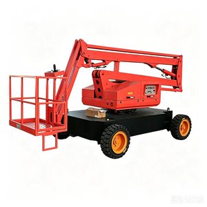 Plataforma Elevadora Articulada Heng Qiang Jixie GTZZ-12 de 12m, Vehículo de Trabajo Aéreo Autopropulsado Hidráulico, Equipo de Construcción - Product Image 5