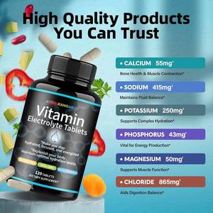 ยาเม็ดอาหารเสริมเพื่อสุขภาพเพิ่มความชุ่มชื้นด้วยพลังงานแท็บเล็ตอิเล็กโตรไลท์ผลิตจากจีน - Product Image 5