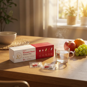 DUOZI Pack Beauté Nutritionnel 5-en-1 pour Femmes avec Comprimés de Collagène, Glutathion et Pépins de Raisin pour Éclaircir la Peau - Product Image 5