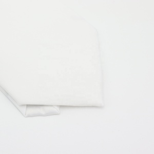 Tự Làm Trung Quốc Bán Buôn Nhà Sản Xuất Sợi Nhỏ Polyester Dệt Tùy Chỉnh Cà Vạt Người Đàn Ông Trống Trắng Rắn Satin Thăng Hoa Tie Cho Nam Giới - Product Image 2