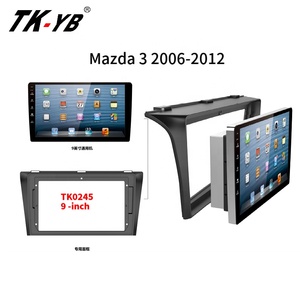 กรอบวิทยุสเตอริโอรถยนต์ TK-YB 9นิ้ว,<span class=keywords><strong>ส</strong></span>ำหรับ Mazda <span class=keywords><strong>3</strong></span> 2006-2012 Accesorios กรอบแผงตกแต่งภายในเครื่องเล่นมัลติมีเดีย - Product Image 2