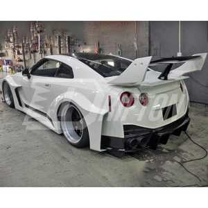 กันชนหน้าทรง LB V3 แบบ FRP Wide Body สำหรับ GTR R35 - Product Image 4
