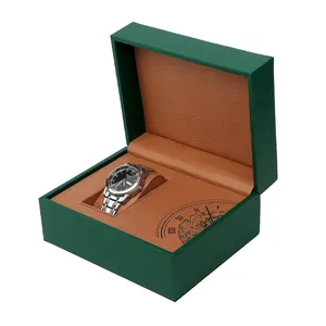 Wholesale High Quality watch Packaging pu leather Custom Logo Luxury Wrist watch box case for Single Display Wristwatch Box