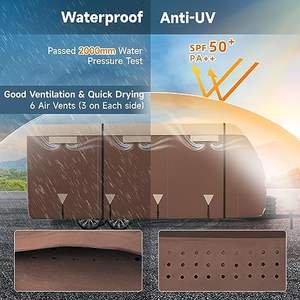 Classique Durable de haute qualité isolation thermique pluie RV couverture Protection UV anti-poussière et Anti UV voyage remorque RV couverture - Product Image 3
