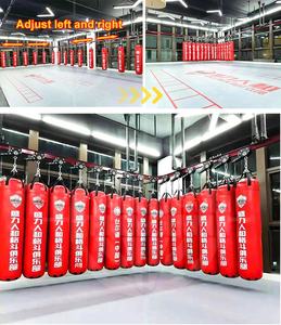 Push Bokszak Track Rack Boksen Club Stadion Ontwerp Plafond Mount Opknoping Verstelbare Boksen Beweegbare Bokszak Track Rack - Product Image 3