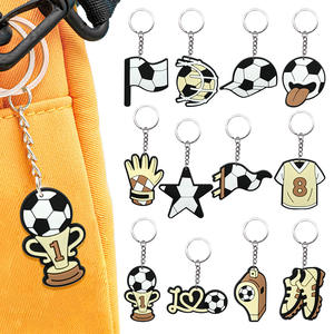 Llaveros de PVC con Forma de Zapatos de Fútbol, Dijes de Plástico para Bolsos, DIY, Extraíbles, Lindos y Animados, 2026 - Product Image 1