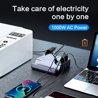 Chargeur de bureau universel PD QC3.0 1000W multi-port USB type-c sans fil téléphone portable tablette prise d'extension d'alimentation