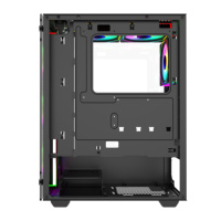 Boîtier acrylique pour smart tv pc, boîte à processeur, design personnalisé, avec ventilateur lcd, verre de température, rgb, diy