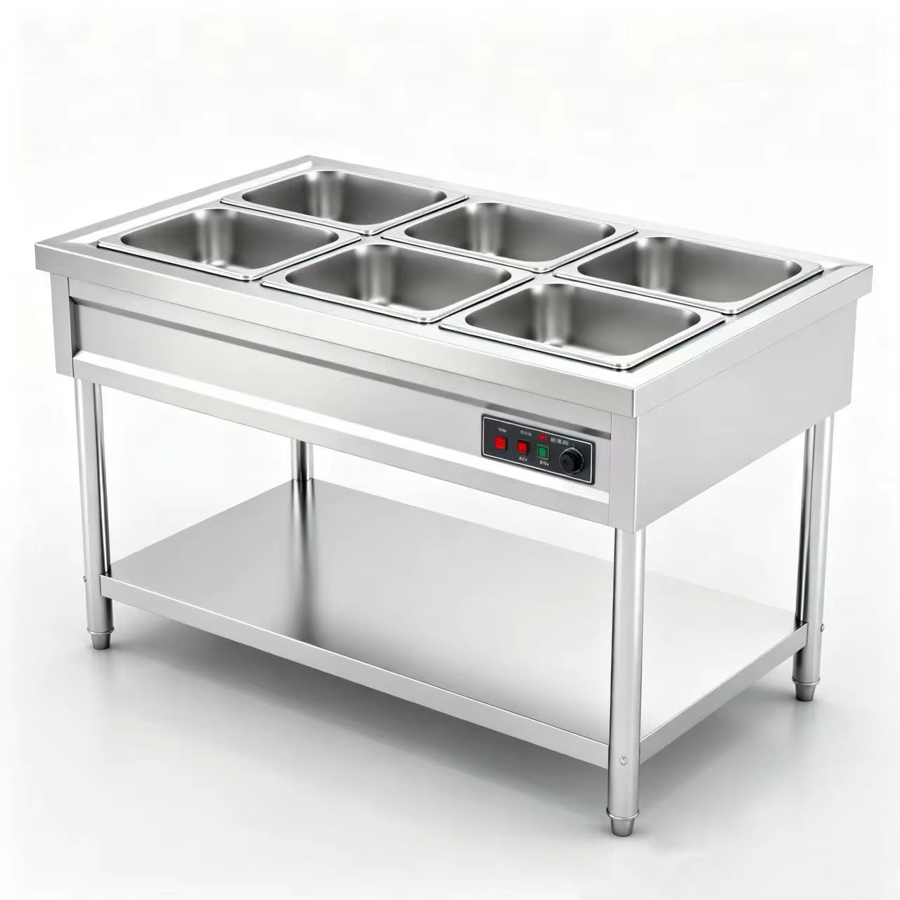 6 Pot Bain Marie - Efficient Electric Food Warmers