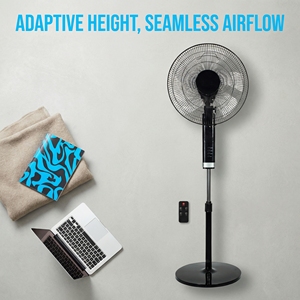Ventilador de Pie Oscilante con Altura Ajustable, <span class=keywords><strong>Precio</strong></span> al por Mayor, Calidad de Exportación, Electrodomésticos para el Hogar - Product Image 1