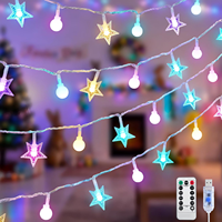 Guirlandes lumineuses Globe Star, guirlandes lumineuses sphériques avec prise USB, lumières féériques étoilées pour la décoration de la chambre à coucher, du dortoir et des festivals